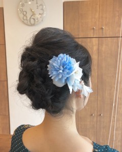 浴衣　ヘアー